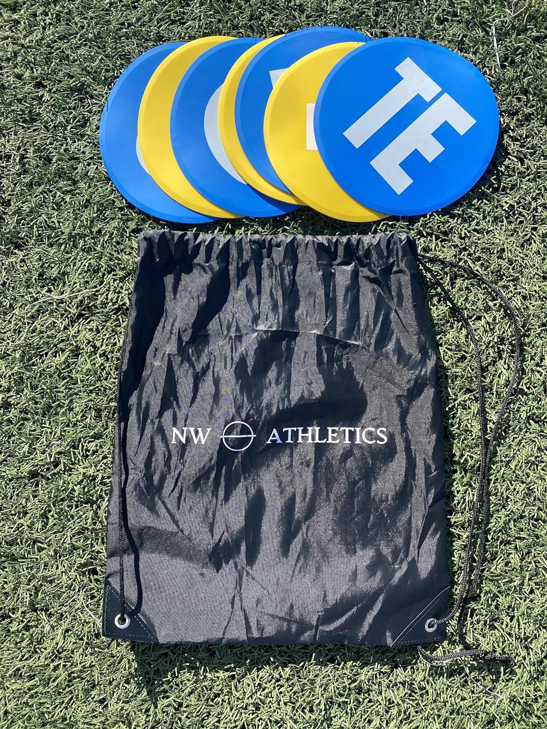Football Lineman Split Markers-Teach Players Alignment-Offensive/Defensive Positions (Pack of 7)