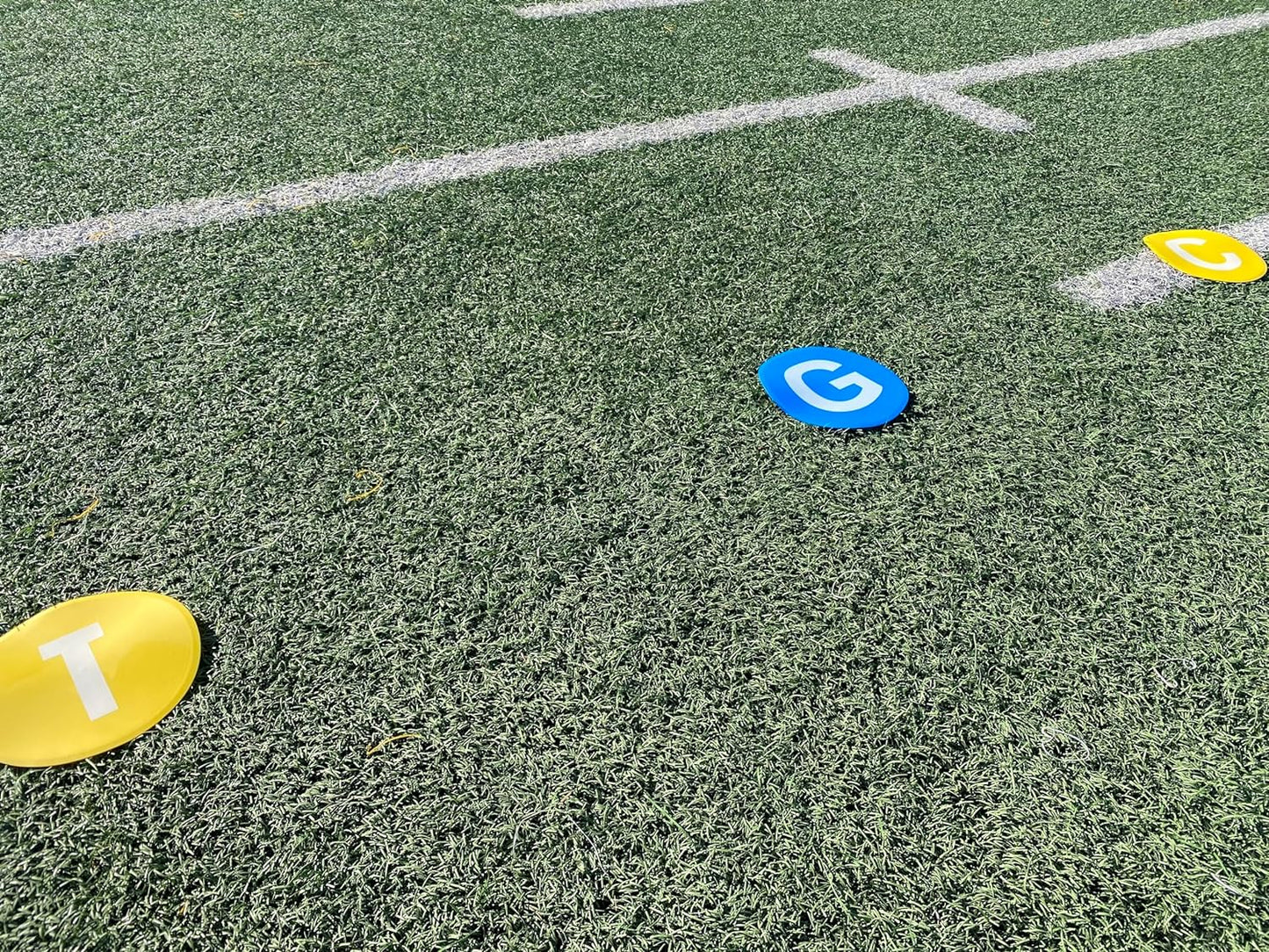 Football Lineman Split Markers-Teach Players Alignment-Offensive/Defensive Positions (Pack of 7)