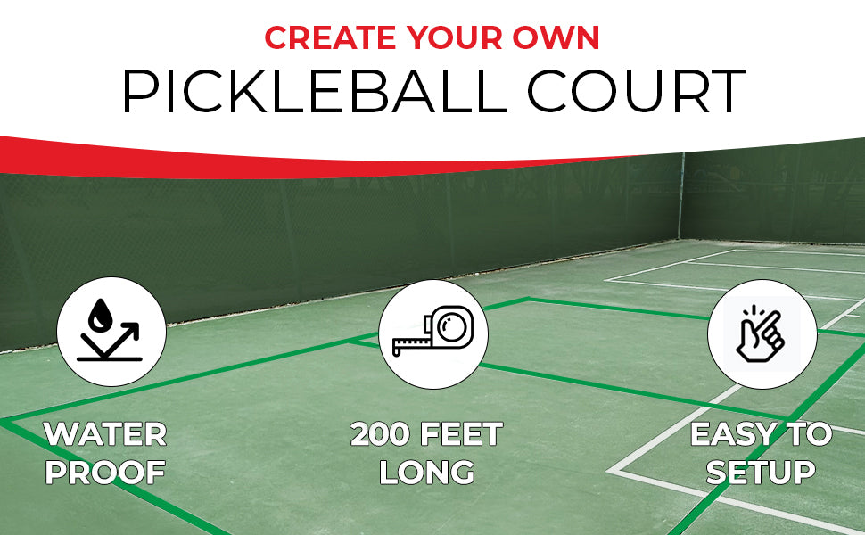 NW Athletics Pickleball Tape-Outdoor Pickleball Tape - Green